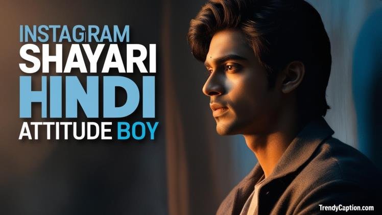 Instagram Shayari Hindi Attitude Boy