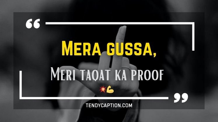 Sharechat Gussa Female Attitude Shayari