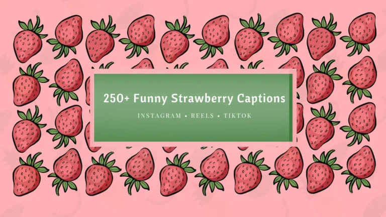 funny strawberry captions