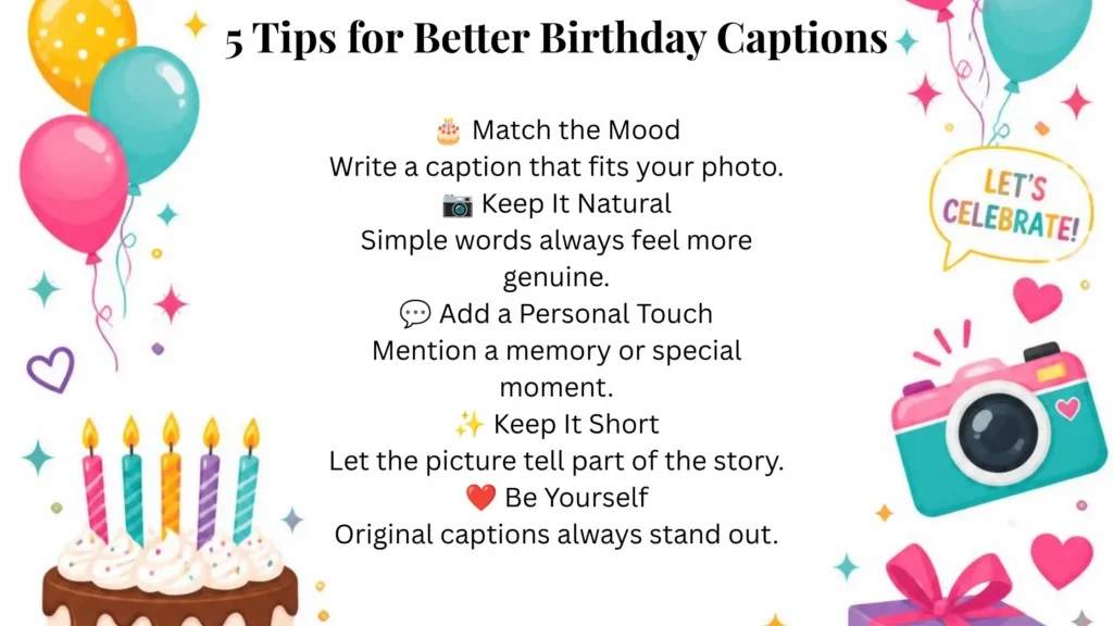 How to Write a Great Birthday Caption