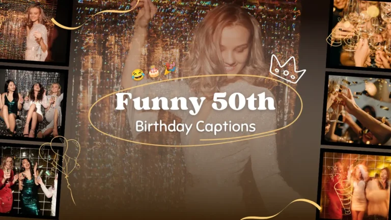 50th birthday captions