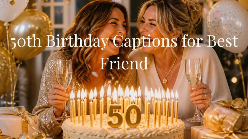 50th birthday captions