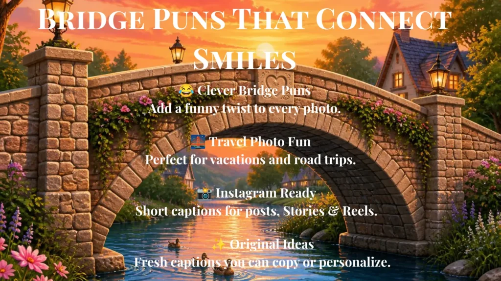 Bridge Puns That Will Make Everyone Smile