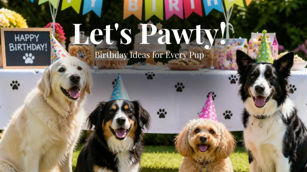 dog birthday captions