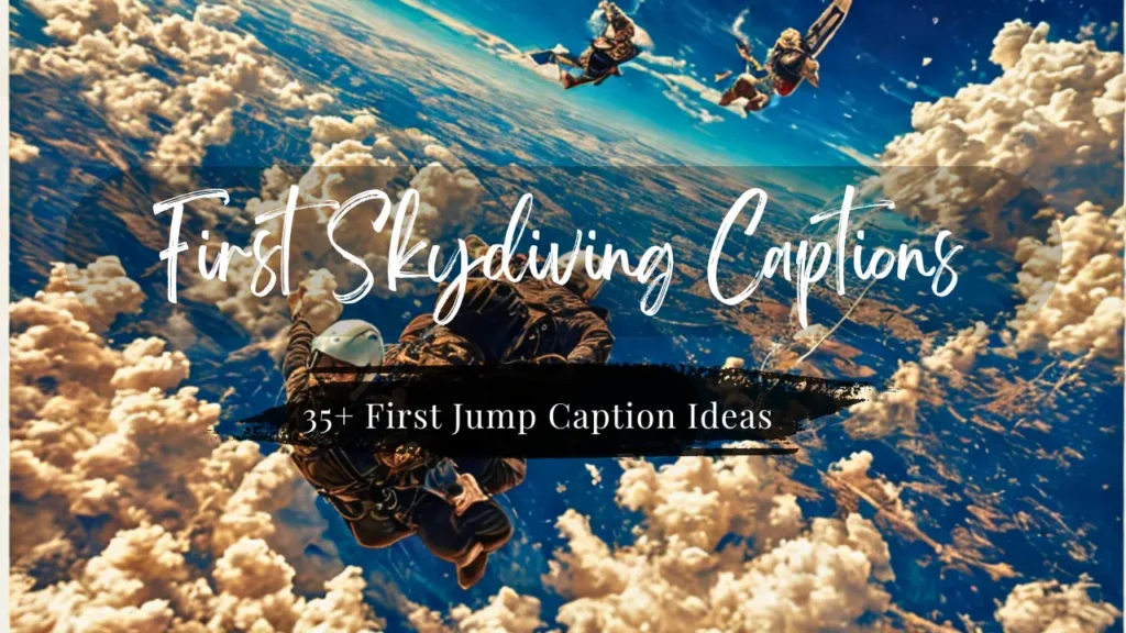 skydiving captions funny