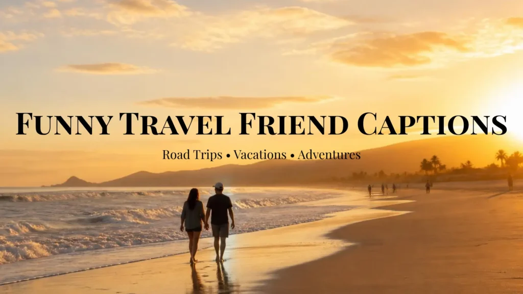 Funny Travel Friend Captions