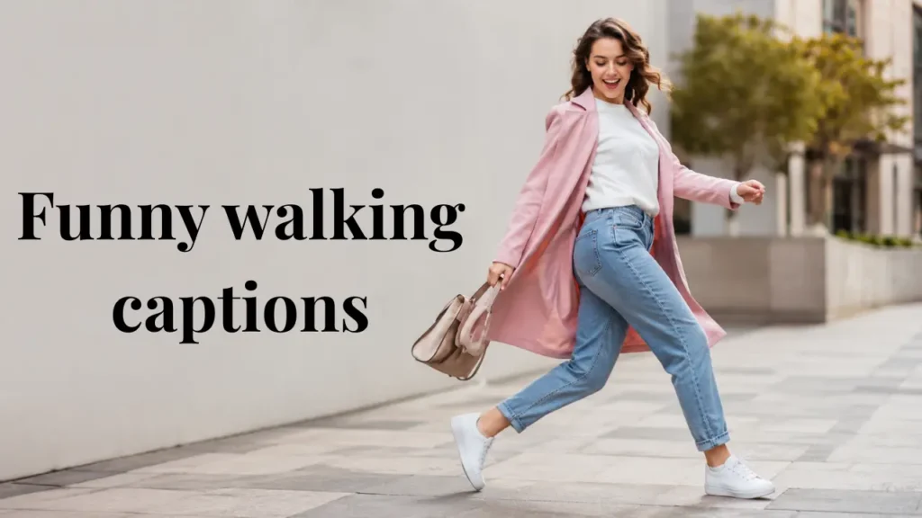 funny walking captions
