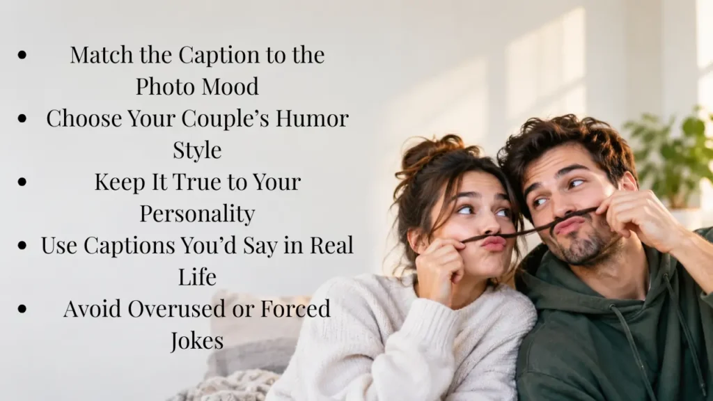 How to Choose a Funny Couple Caption That Feels Natural