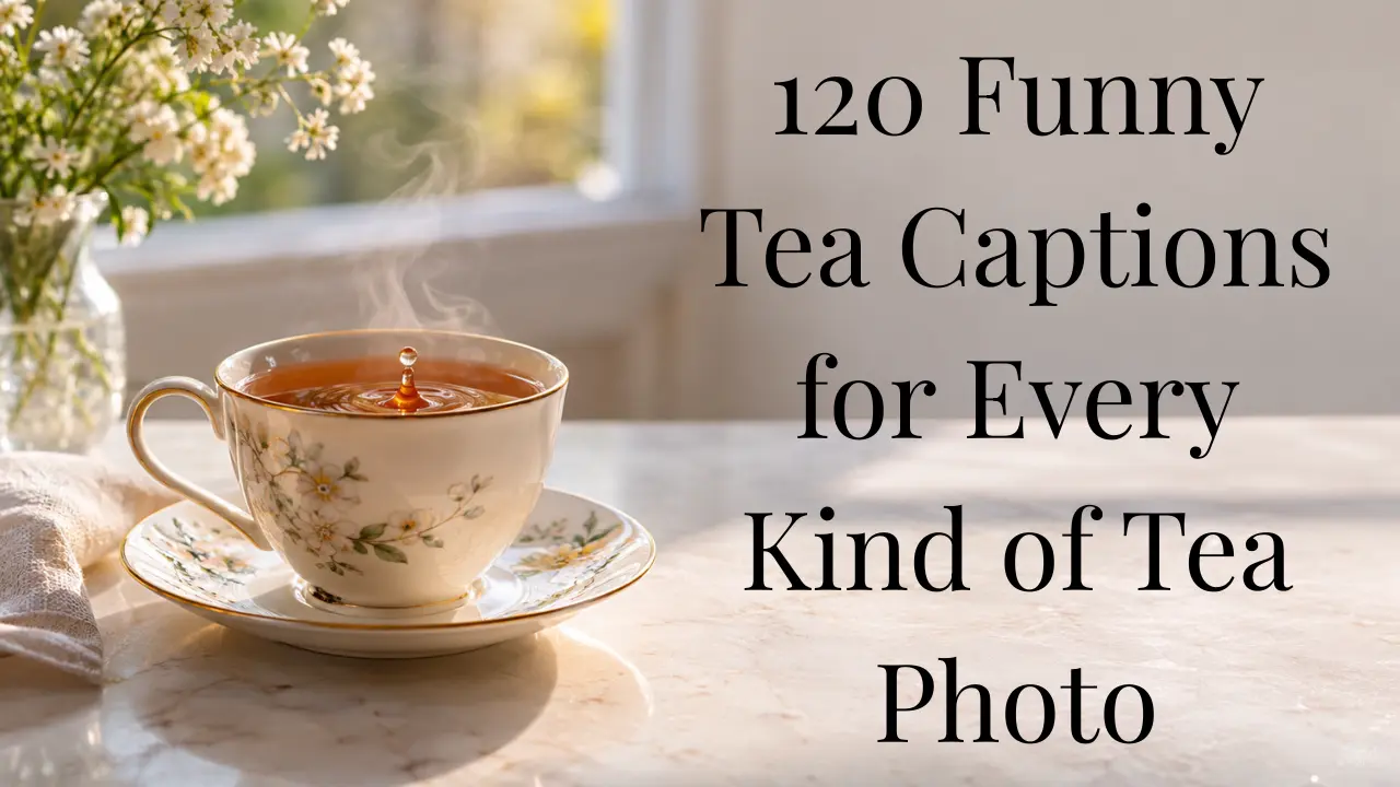 Funny Tea Captions
