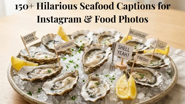 Funny Oyster Captions