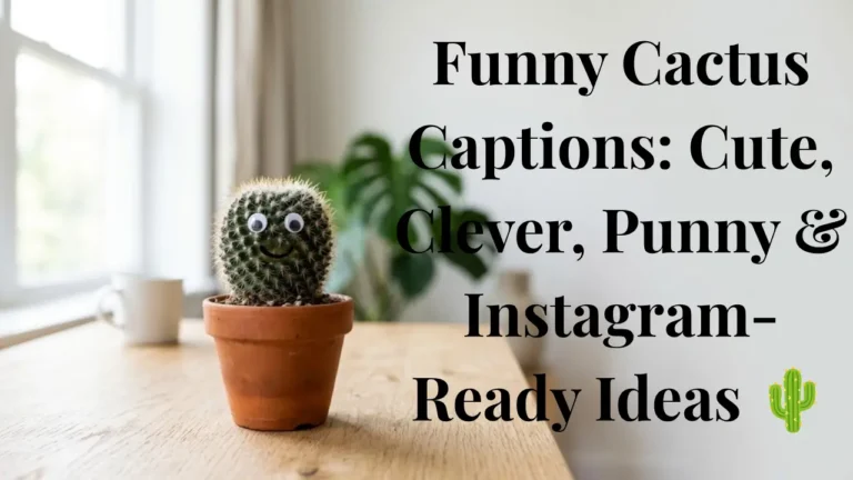 Funny Cactus Captions