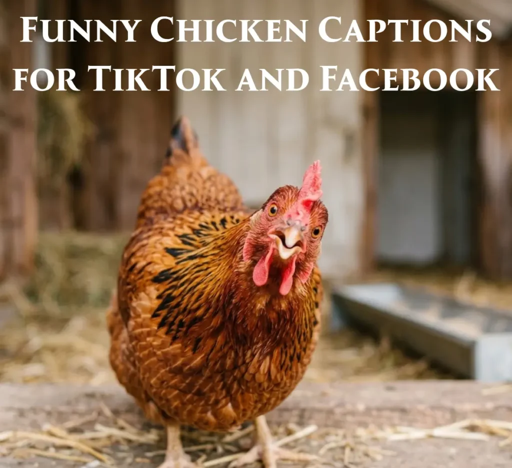 Funny Chicken Captions for TikTok and Facebook