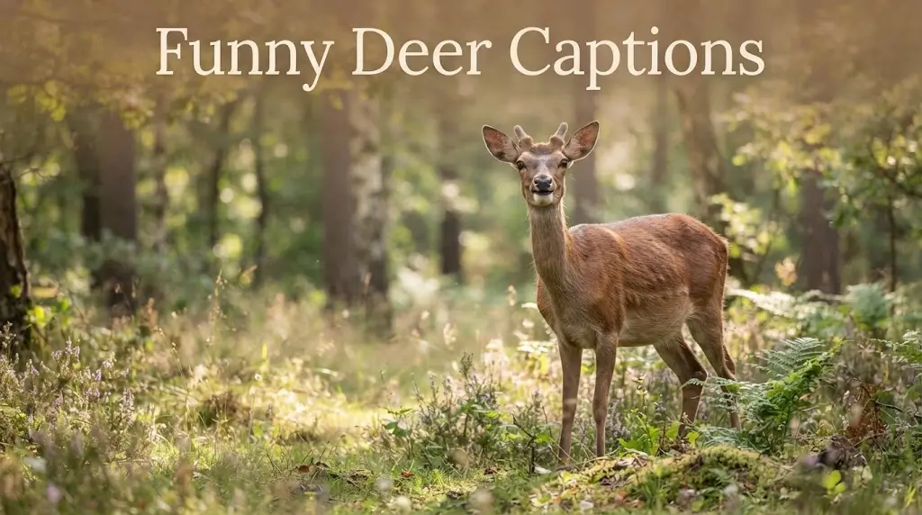 Funny Deer Captions