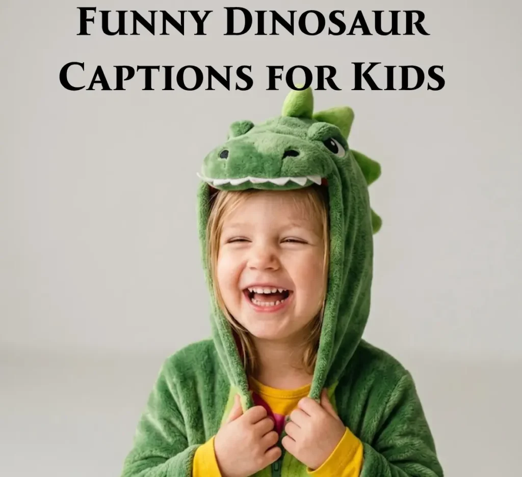 Funny Dinosaur Captions for Kids