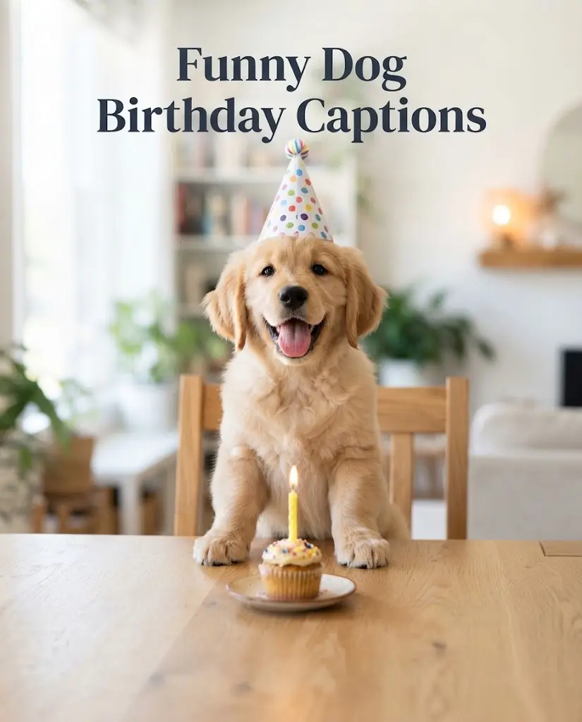 Funny Dog Birthday Captions