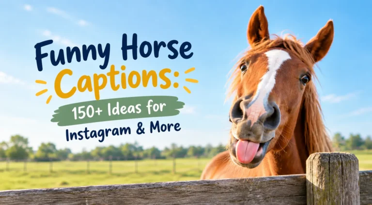 Funny Horse Captions