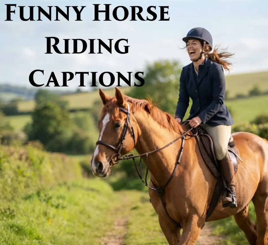 Funny Horse Riding Captions
