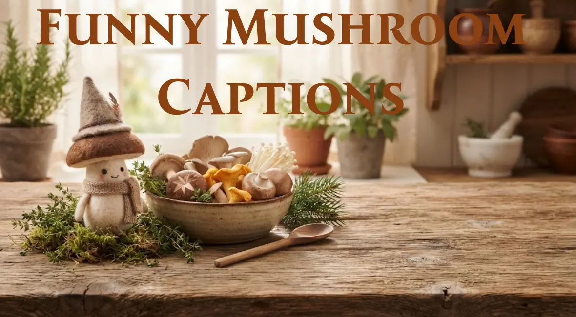 Funny Mushroom Captions
