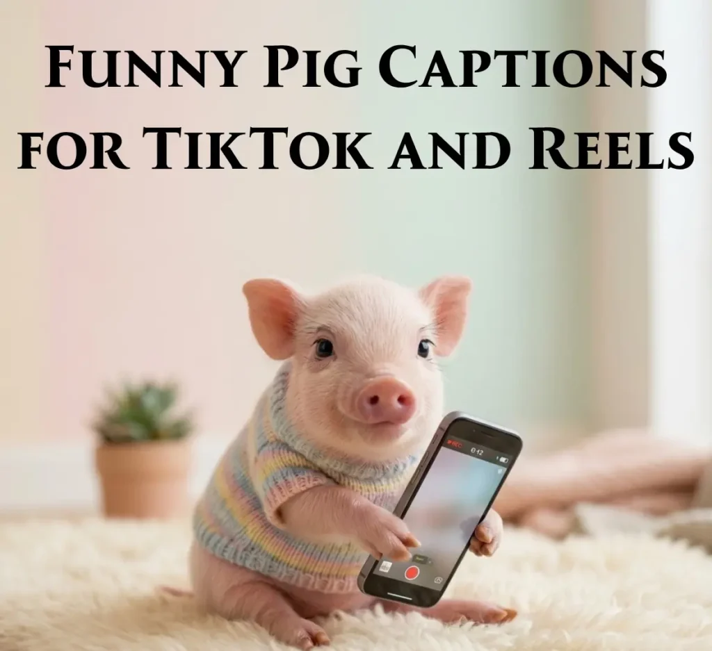 Funny Pig Captions