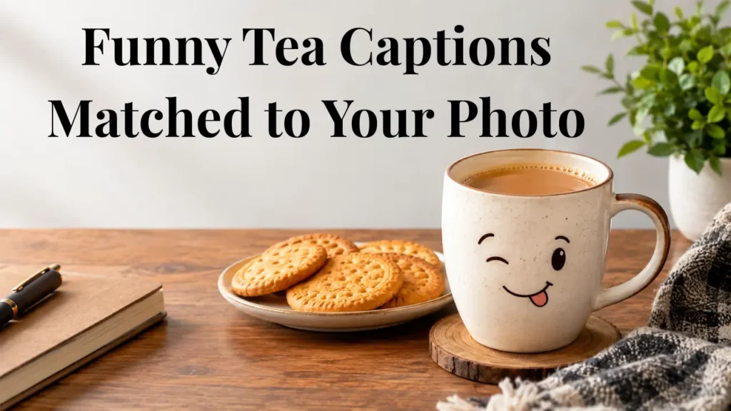 Funny Tea Captions Matched to Your Photo