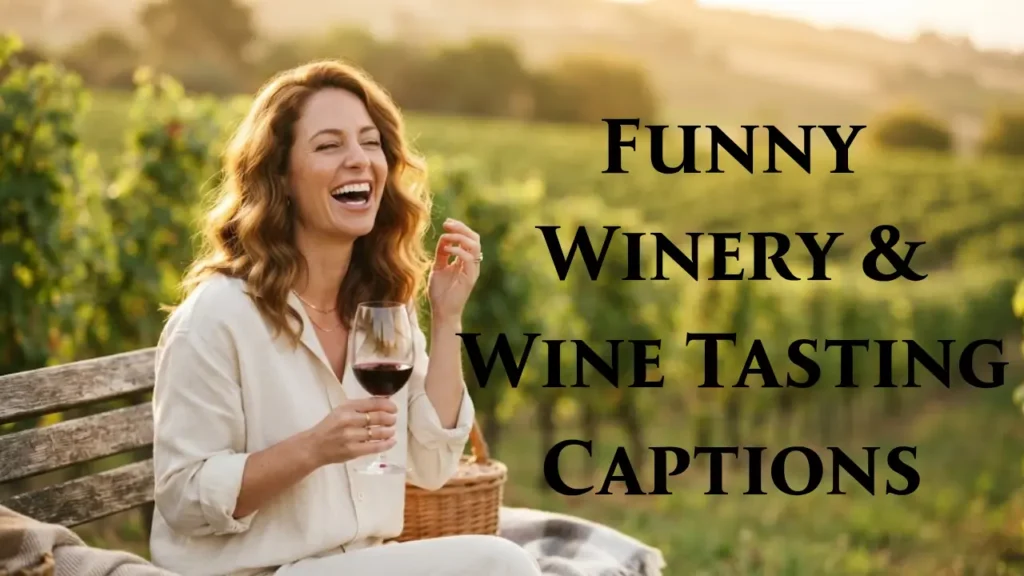 Funny Winery & Wine Tasting Captions