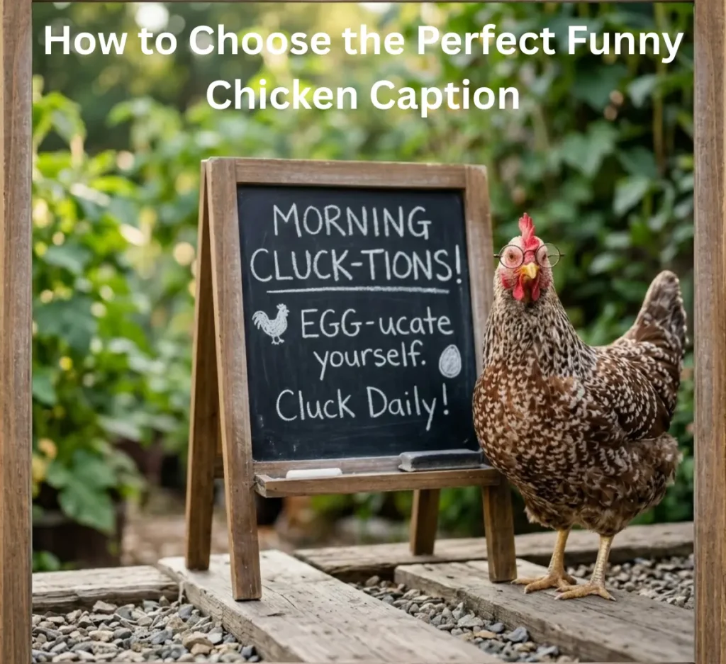How to Choose the Perfect Funny Chicken Caption