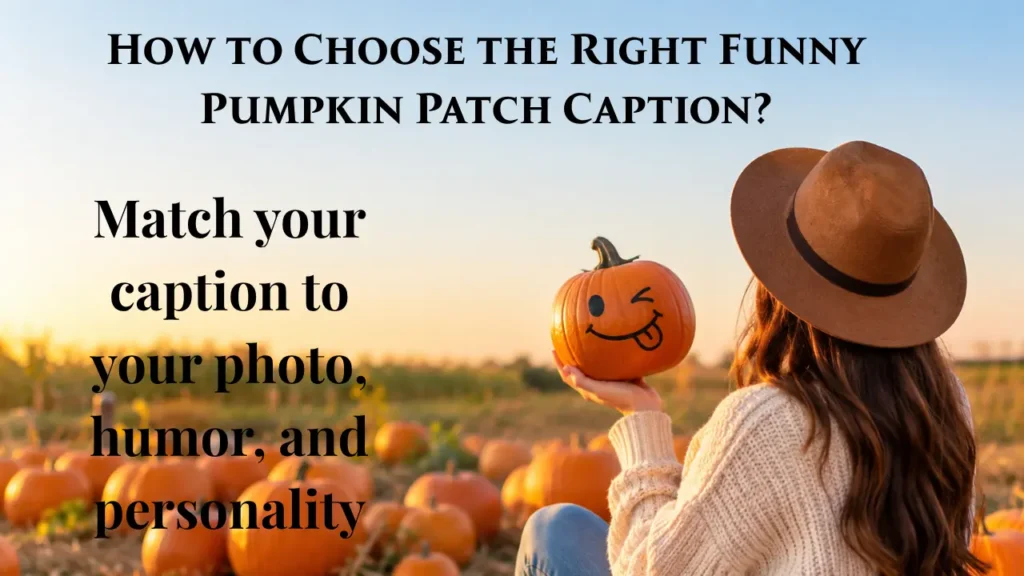 How to Choose the Right Funny Pumpkin Patch Caption