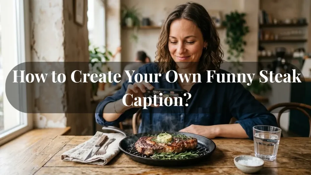 How to Create Your Own Funny Steak Caption?