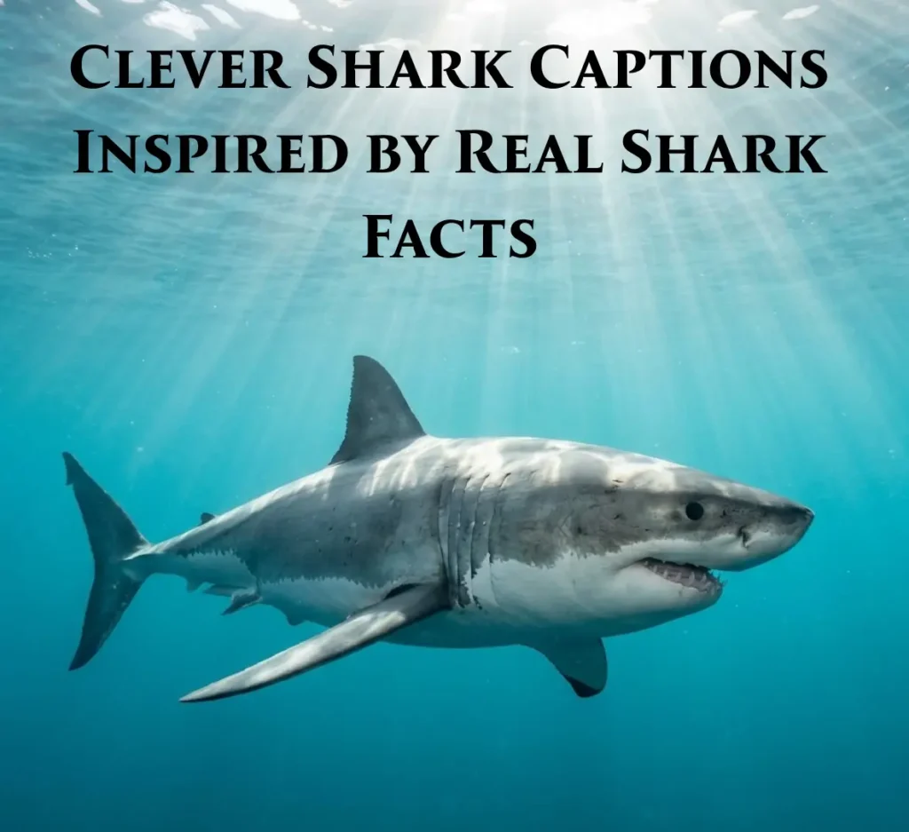 Clever Shark Captions Inspired by Real Shark Facts