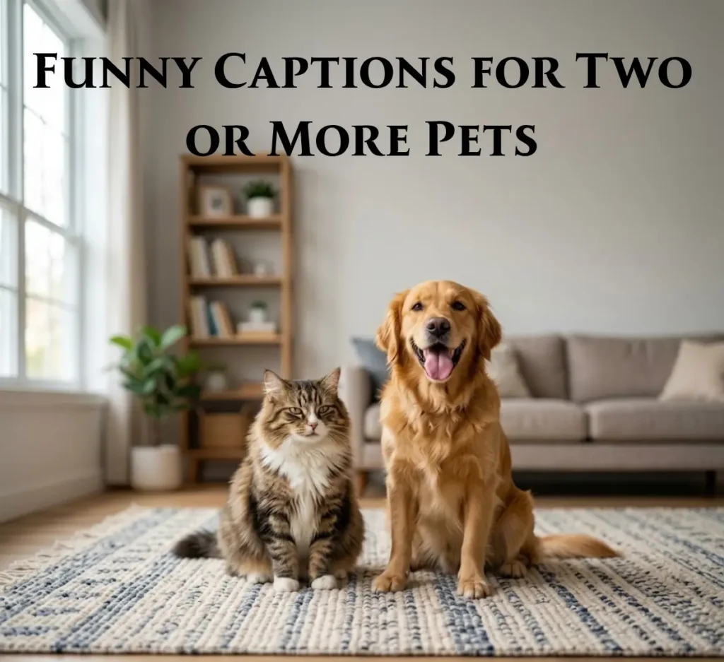 Funny Captions for Two or More Pets