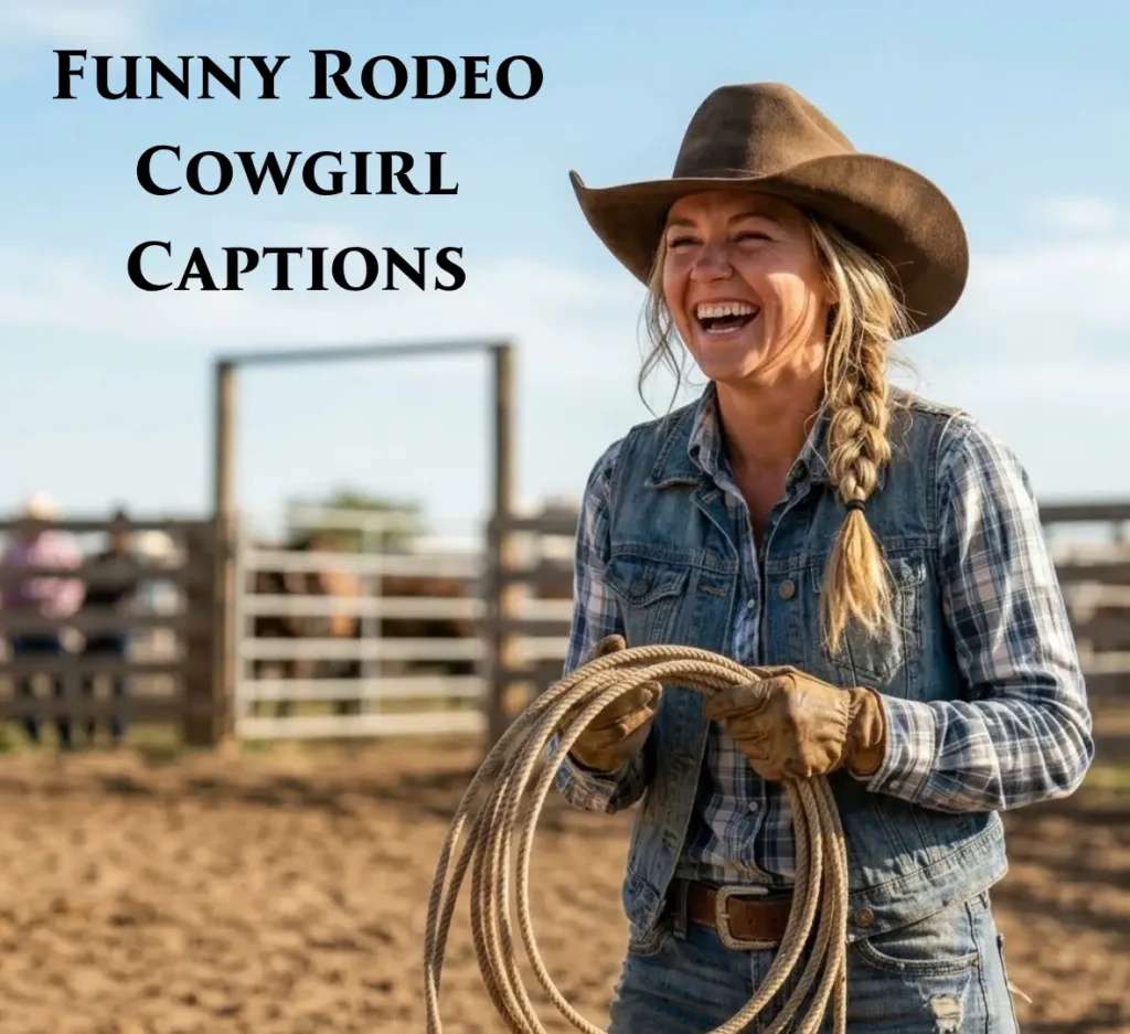 Funny Rodeo Cowgirl Captions