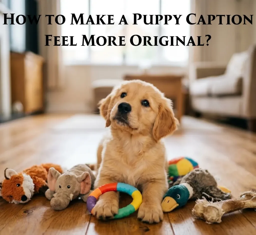 How to Make a Puppy Caption Feel More Original