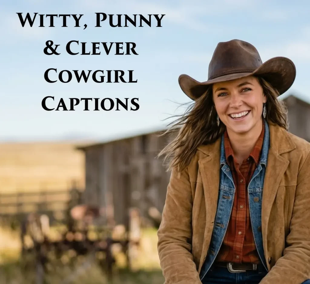 Witty, Punny & Clever Cowgirl Captions